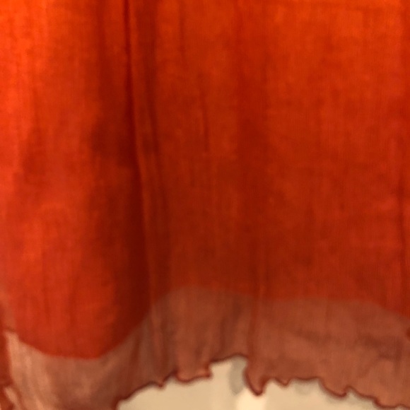 LU LUVIA Small ORANGE DRESS - Picture 5 of 8